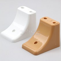 PVC곡선가구다리(2가지색상)(PVC가구다리/가구부속/쇼파다리/가구철물/가구발/서랍장다리/상다리), 오크