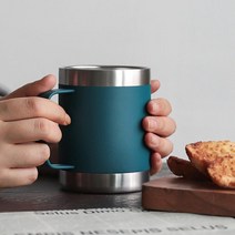 녹차 우롱차 커피 개인물컵 보온 머그컵 개인컵 오피스 도서관 개인물병 스터디룸, 루비레드548