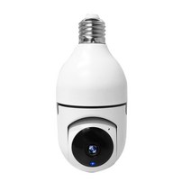 무선 전구형 간편 실내 홈캠 베이캠 CCTV 설치 360도 회전 매장 사무실 창고, 일반형 + 16GB 메모리