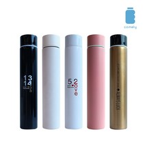 [COMELY] 코멜리 고급 스테인레스 보온보냉 텀블러 009 320ml, 라이트화이트