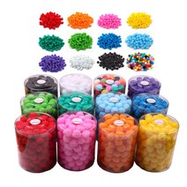 폼폼이 원형통포장 퐁퐁이 뿅뿅이 8 10 12 15 20 25 30 40 50mm, 흰색, 10mm