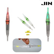 미니집어램프(2개입) 수중집어등 갈치 풀치 볼락 갑오징어 쭈꾸미 호레기 낚시, 점멸형녹색