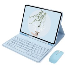 매직키보드 스마트키보드 매직 트랙 패드 호환 IPad 7th Gen 10.2 인치 태블릿 케이스 키보드 커버 Funda 2, 한개옵션2, 10 sky key case M, 02 Korean