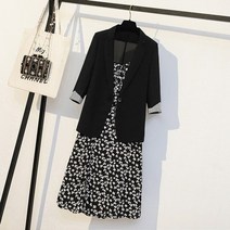 크롭자켓세트 린정장세트 여자린넨셋업 봄 여름 여성 새 스트랩 드레스 패션 탑 세미정장