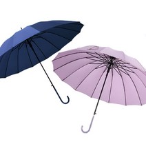 1+1 프리미엄 대형 원터치 자동 튼튼한 파스텔 장 우산, 퍼플+살몬