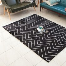 먼지없는 러그 카페트 극세사 헤링본 사계절 거실 100x150cm 먼지제로