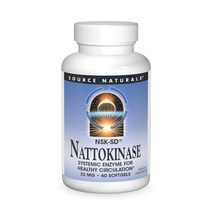 Source Naturals 나토키나제 33mg 2000FU 60정, 1개, 기본