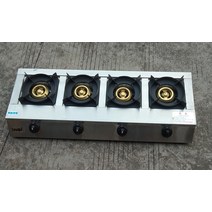 업소용화구 중식화덕 중화버너 최대8구 멀티 가스렌지, 상세 페이지 참고, 사각 4헤드 벌집로 공기 공급 밸브 및 파이프
