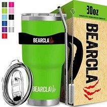 Yeti 텀블러 램블러 RTIC 커피 여행용 컵 스테인리스 스틸 진공 단열 6피스 세트 887.2ml(30온스), 30Oz_Lemongrass Green