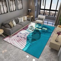 명품 쇼파 4인 가죽 소파 거실용 럭셔리 카펫 홈 인테리어 침실 침대 옆 러그 넓은 공간, 1_50x80cm