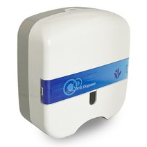 점보롤 디스펜서(만물) 업소용 화장지 케이스 롤휴지 버튼형 점보롤전용 영업용 휴지걸이 대형휴지케이스