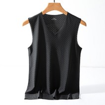 러닝 싱글렛 마라톤 조끼 베스트 남성용 메쉬 스포츠 민소매 플러스 사이즈 탱크 탑 체육관 여름 흔적 없는 아이스 실크 피트니스 5XL