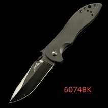 공도구 절삭 공구 커쇼 에머슨 6074 CQC-5K 6054 CQC-4K 접이식 칼 야외 캠핑 사냥 포켓 전술 자기 방어 EDC 나이프, 01 6074BK