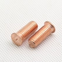 스터드용접기 M5 스폿 용접 나사 탄소강 구리 볼트 도금 스터드 섀시 판금 길이 8-35mm 10 개, 02 M5x10mm