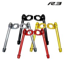 야마하 R3 레이싱 세퍼핸들 튜닝 핸들 지크래프트, 블랙, 1개