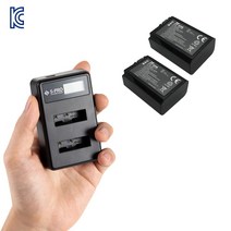 상세설명참조 소니 NP-FW50 호환배터리2개+LCD충전기 A5100 A5000, LCD충전기1개 호환배터리2개 세트
