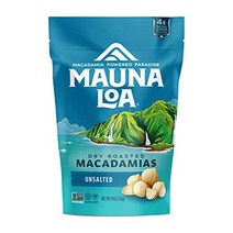Mauna Loa 마우나로아 하와이안 구운 마카다미아 견과류 너츠, 8온스 + Unsalted + 팩개