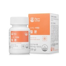 [유통기한임박특가] 팜탑 비햄철 철분제 60정 2개월분 유산균배양물 성장기 임산부 수유기