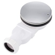 로우 프로파일 샤워 드레인 크롬 도금 ABS 트레이 사이펀 슬림 90Mm 36 L/분 물 트랩 사이드, 01 White, 01 White