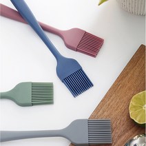 실리콘 오일 브러쉬 양념솔 요리붓 김솔 기름 참기름 식용유 소스 김밥솔 김바르는 에어프라이어 주방, 블루