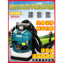 엔진브로워 제설기 눈 청소기 송풍기 4 행정 가솔린 헤어 드라이어 배낭 고출력 바람 소화기 산불 불 부는 잎, [15] Yasheng 4행정 851 신형 파란색(8마