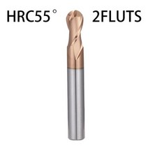라우터 루터 드릴 비트 Q.Grt 볼 노즈 엔드 밀링 커터 텅스텐 카바이드 커터 CNC 도구 HRC50 55 65 2 플루트 밀, HRC55 2F, R9XD18X100