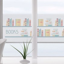 아트박스/꾸밈 cj257-책장패턴_글라스시트지, B타입-책장패턴