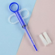 다파요 반려동물 강아지 고양이 알약 물약 투약 주사기 키트 투약기, 1P
