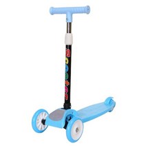 슈퍼소코 타우러스슈퍼살롱 led 라이트 업 휠 스쿠터 어린이 63-73cm 높이 조절, 파란색 2