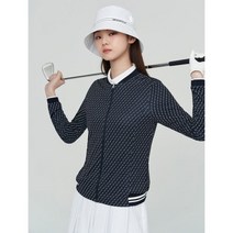 [국내 매장판] BEANPOLE GOLF 여성 네이비 올오버 패턴 집업 재킷 BJ2341A11R 260263