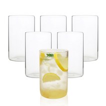 BESTAR 홈카페 투명 내열유리컵, 540ml 6개×1세트