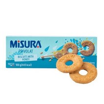 미주라 허니 비스켓, 100g, 9개