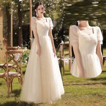 FANSYLI 여성 가을 파티 이브닝 드레스 들러리 드레스 pl0815