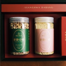 쌍화다방 차선물세트 + 쇼핑백 쌍화차 생강차 십전대보차 전통차, 1개, D세트(생강+대추칩)