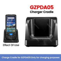 바코드 스캐너 인식 리더 GZPDA05 PDA 바코드 스캐너 전용 충전 크래들 핸드헬드 안드로이드 9.0 2G 16G, 03 GZPDA05Cradle_04 EU