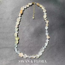 불가리목걸이 18K 펜던트 천연 토파즈 고급 수제 치유 에너지 행운의 도매