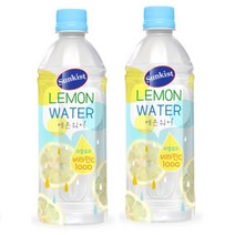 해태음료 썬키스트 레몬워터 500ml, 12개