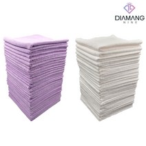 디아망나인 폴리쉬플러스타월 20매 40x40cm 다용도 막타월 세차타월, 바이올렛핑크, 1개