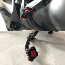 엔맥스 엑스맥스 메인사이드스탠드 클립 NMAX125 XMAX300 NMAX155, 검정