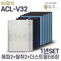 [19] SK매직 ACL-V32 국내산 공기청정기호환필터 1년분