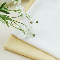 427 탐나요원단 레인 요루 쉬폰 무지 원단, 아이보리, 1개