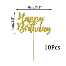 파티 사진 셀카 촬영 소품 21Pc 해피 1 생일 종이 사진 부스 소품 마스크 Photobooth 기념일 성인 샤워 파티 장식 용품, 09 10Pcs gold