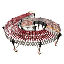 간이 컨베이어 벨트 이동 바퀴 로라 롤러 콘베아 1m, 70cm