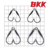 [배스랜드] BKK 비케이케이 지깅 어시스트 빅게임 더블 훅 낚시바늘