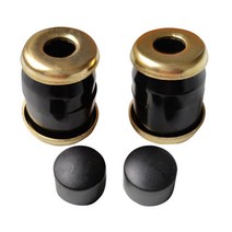4 PU 스케이트보드 트럭 부싱 롱 보드 교체 심 액세서리 15x15mm, 블랙 골든