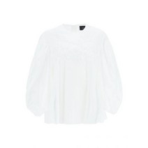 SIMONE ROCHA 5086T 0109 WHITE 자수 블라우스 시몬 로샤