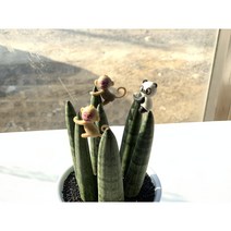 도자기 사기 홈가드닝 인테리어 화분꾸미기 피규어 화분피겨, 병아리