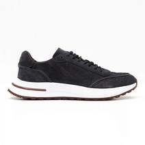 Loro Piana () 23SS 로로피아나 위켄드 다크 그레이 남성 스웨이드 스니커즈 FAM1720MA56
