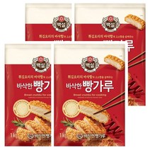 백설 바삭한빵가루, 1kg, 4개