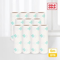 고로고로 표준 테이프크리너 절약형 리필 11P(6m), 11개